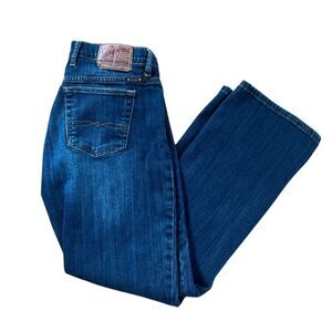Vintage Lucky Brand Easy Rider Mid Rise Straight Leg Denim Blue Jeans Size 6